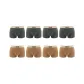 8 Pack (Khaki 4+Dark Gray 4)