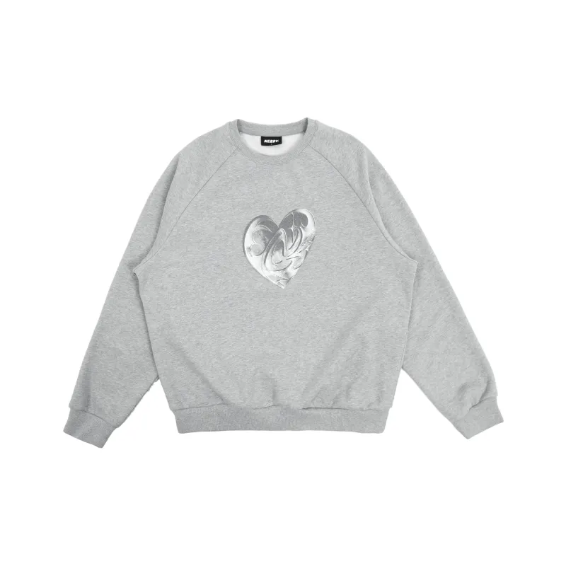 NERDY Sweatshirt Unisex Light Gray-0