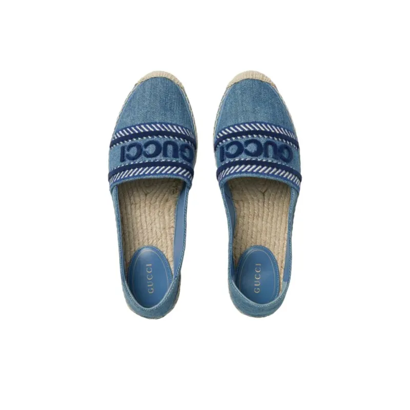 GUCCI Espadrilles Women's Blue-3
