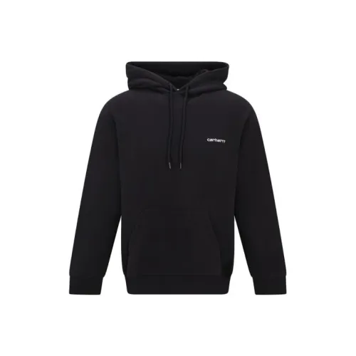 Carhartt WIP Logo Embroidered Drawstring Hoodie