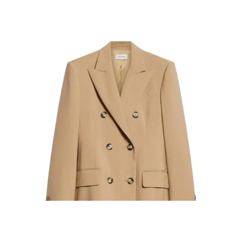SportMax Adamo Double Breasted Long Sleeved Jacket-3