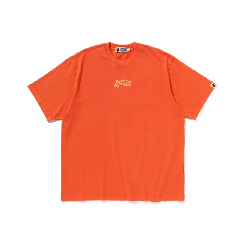 A BATHING APE ® Logo print T shirt-2