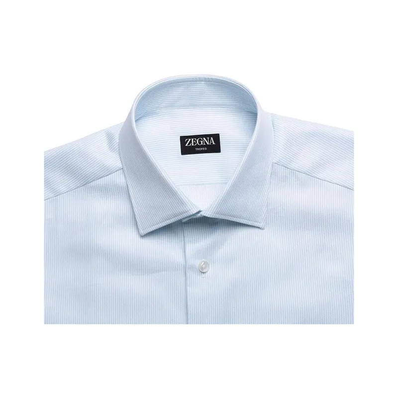 Zzegna SS23 Shirt Men's Light Blue-2