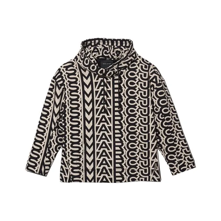 MARC JACOBS Monogram print Drawstring Hoodie-0