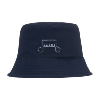 MARNI Logo appliqué Bucket Hat