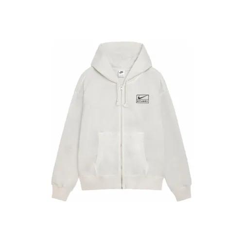 Stussy X Nike Pigment Dyed Fleece Zip Hoodie Asia Sizing
