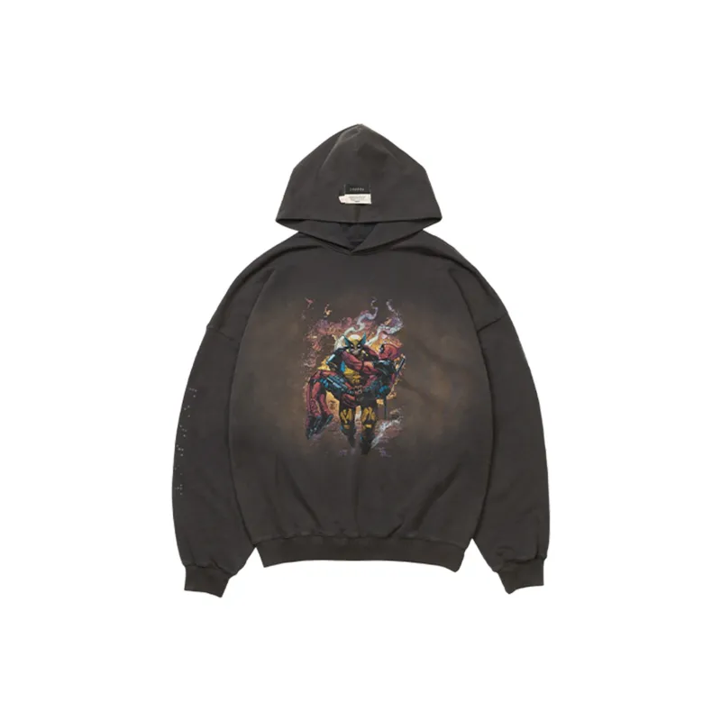 VESSEL VESSEL X MARVEL Collaboration Collection Sweatshirt Unisex Black-0