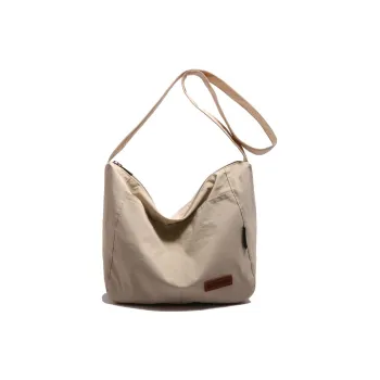 GOBLIN SHARKS 1759 Composite Cloth Crossbody Bag Medium Size Unisex White/Black/Orange/Green