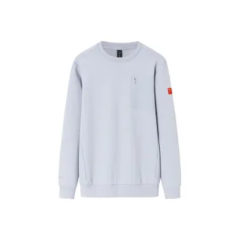 ANTA Champion All-Weather Series Sweatshirts Men Light Mud Gray