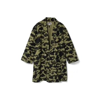 A BATHING APE 1st Camo Kimono Long Shirt