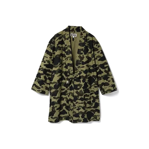 A BATHING APE 1st Camo Kimono Long Shirt