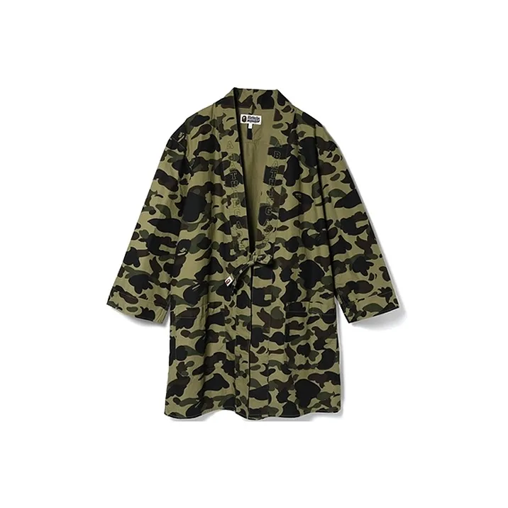 Bape 1st Camo Kimono Long Shirt-0