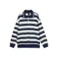 Navy Blue-White Mixed Color Stripes-03UB