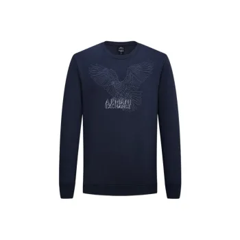 ARMANI EXCHANGE Sweatshirts Men Navy Blue