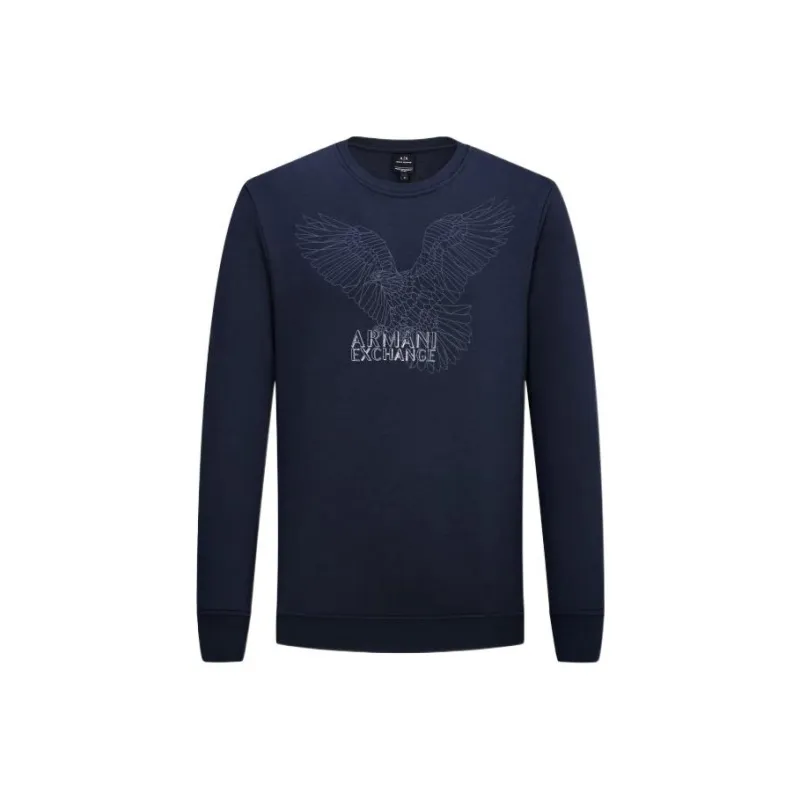 ARMANI EXCHANGE Sweatshirts Men Navy Blue-0
