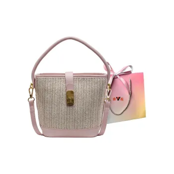 Yalu PU Handbag Women's Black/White/Khaki/Pink/Brown