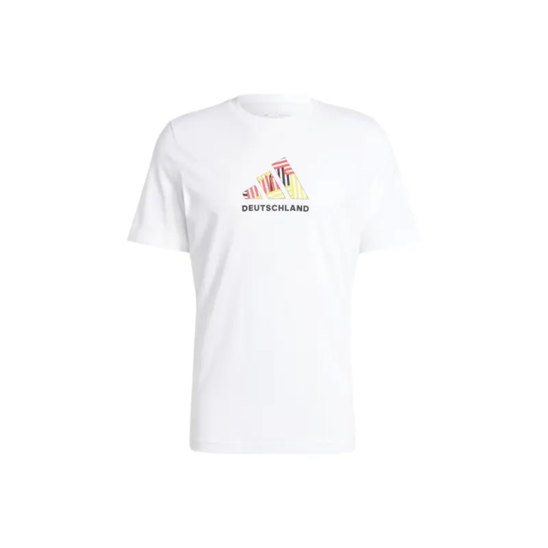 Adidas Germany T-Shirts Men White-0