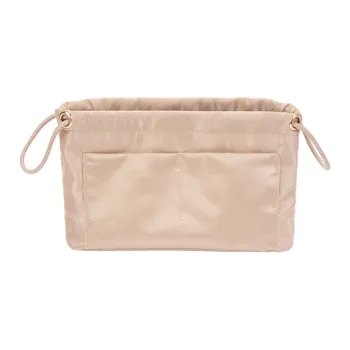 Tide Satin Liner Bag Merch Women's Beige/Coffee/Black