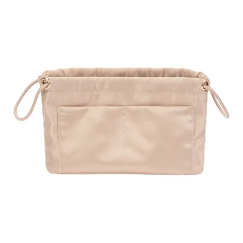Tide Satin Liner Bag Merch Women's Beige/Coffee/Black