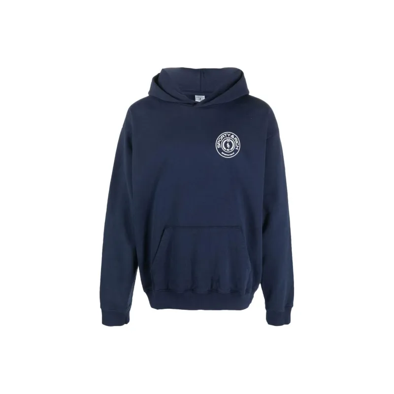 SPORTY & RICH Sweatshirts Unisex Marine Blue-0