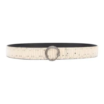 Roberto Cavalli Snake Buckle Belt
