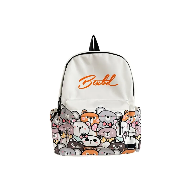 MINIPUDING Nylon Backpack Women's Multicolor-4