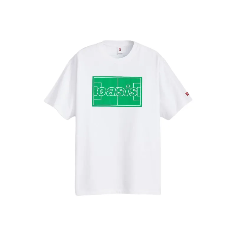 Levis Oasis Collaboration T Shirts Men White-0