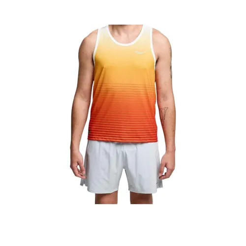 Saucony Tank Tops Men's Orange Red