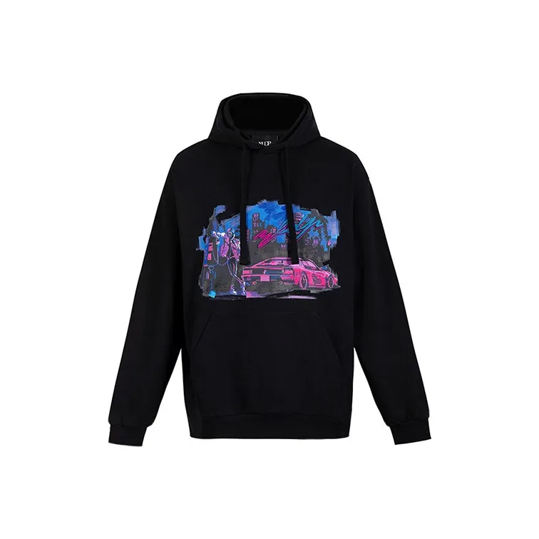 YLDP Sweatshirts Unisex Black-0