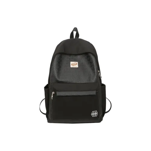 GEERDUN Nylon Backpack Unisex Black, Pink, Red, Purple, Khaki