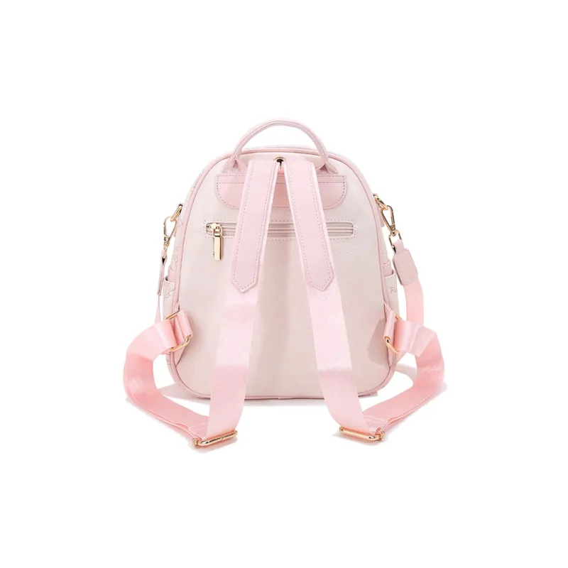Carit&Koty Polyurethane PU Backpack Regular Women's Pink-2
