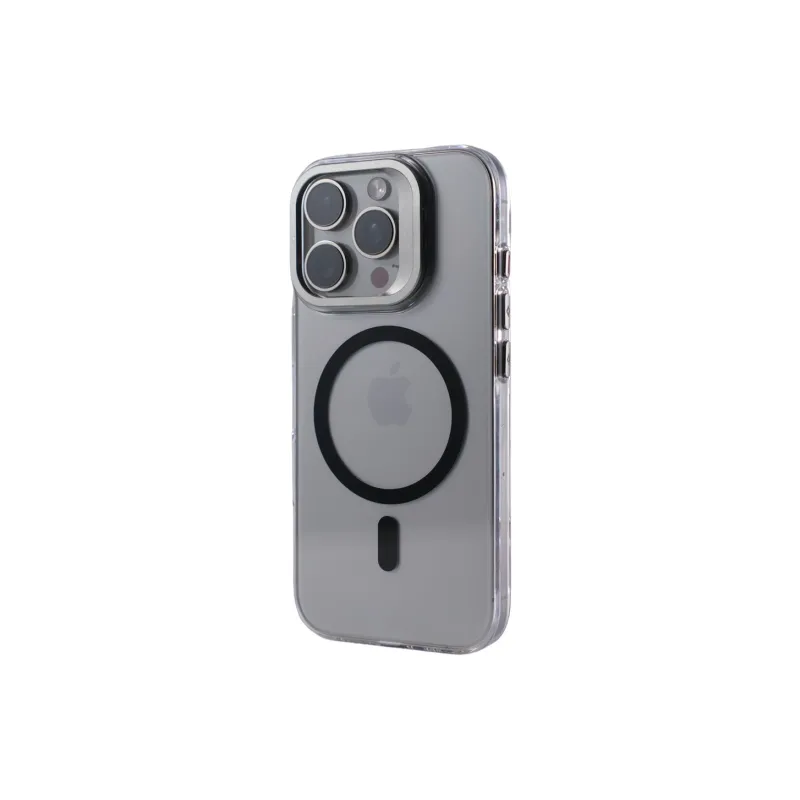 DEPA PC Material Transparent Stand With Magnetic Attachment Phone Cases Compatible With Apple 13 16 Series Minimalist-3