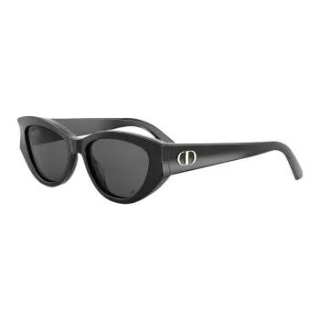 DIOR Acetate Metal Cat Eye Sunglasses Women's Black