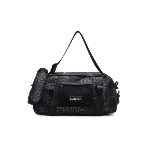 GOBLIN SHARKS 1759 Fabric Travel Bag Black/Ecru/Green/Yellow/Purple