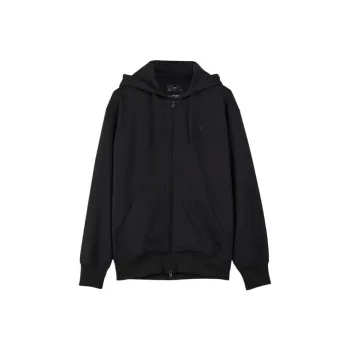 Y 3 Logo appliqué Zip up Hoodie