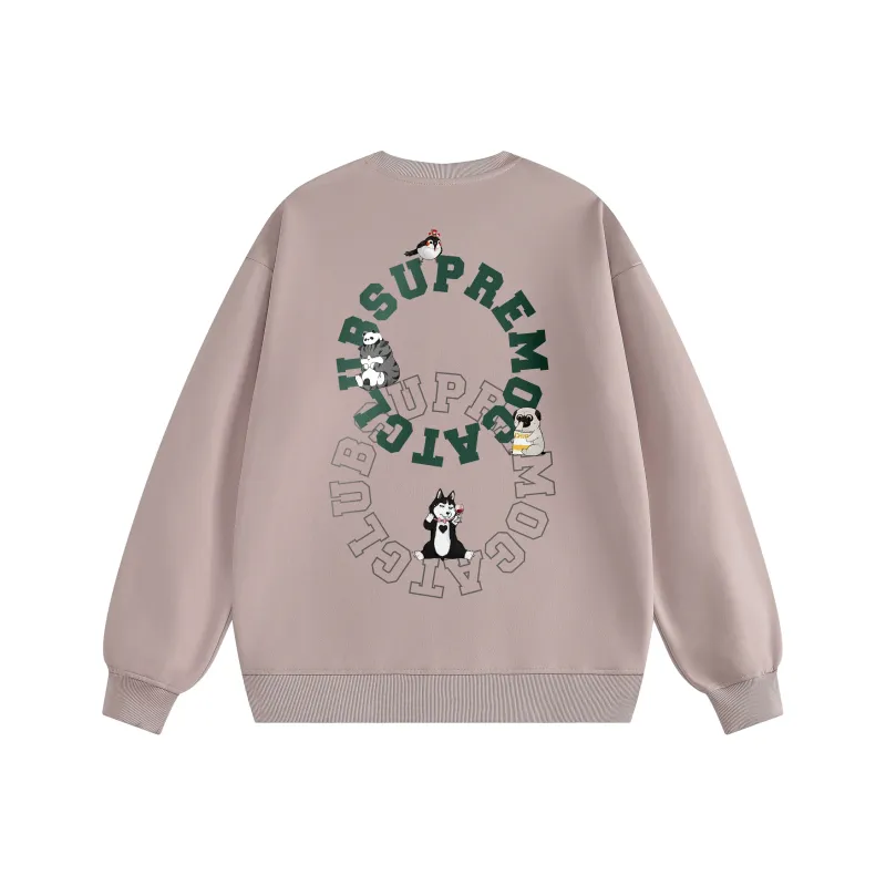 Supremo Cat Sweatshirts Unisex-18