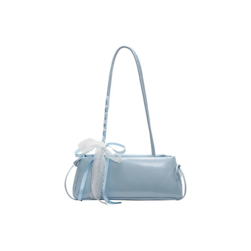 FCTOSSR PU Shoulder Bag Women's White/Silver/Black/Blue/Pink-15