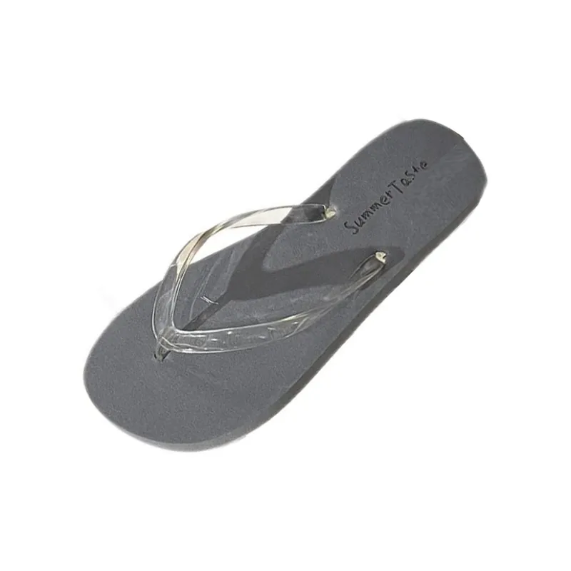 NAIHUO PVC Platform Flip Flops Slip Resistant Squashy And Bouncy Feeling Height Increasing Home Slippers-3