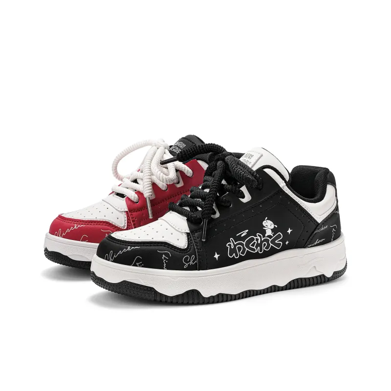 Crayon Shinchan Low Top Skateboard Shoes Unisex-38