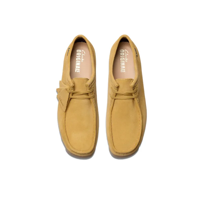 Clarks Wallabee Ankle Boots Men's Yellow-3