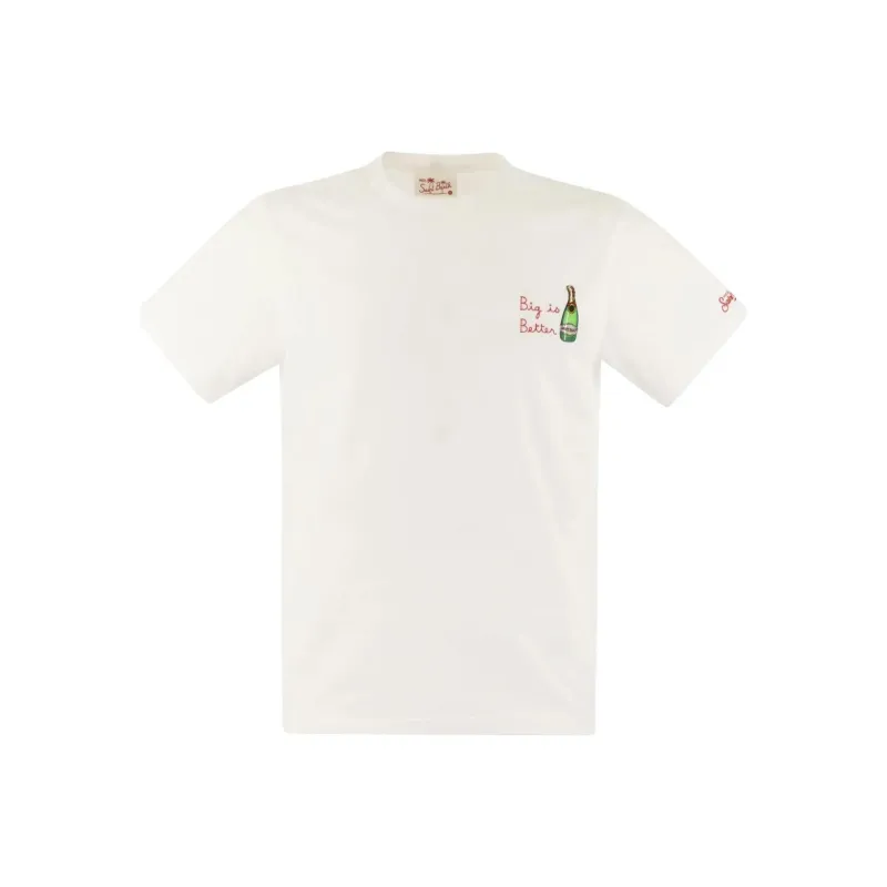 MC2 Saint Barth Portofino Chest Embroidered T-Shirt-0