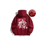 Burgundy-Fleece-Lined