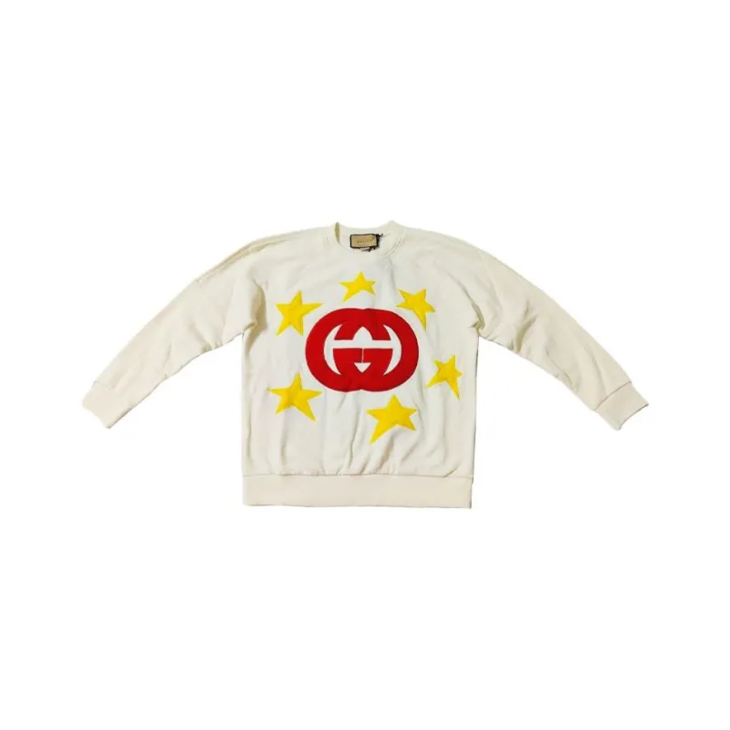 GUCCI Sweatshirts Unisex Ecru-0