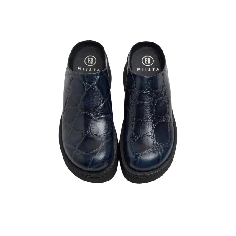 MIISTA Wrap toe Slippers Women's Blue-2
