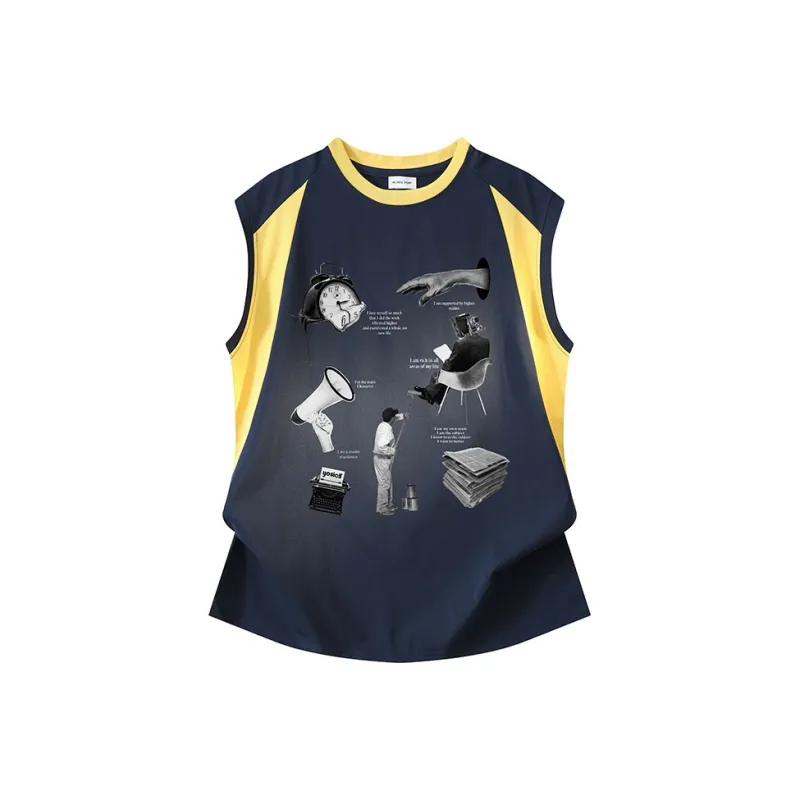 YOSICIL Tank Tops Unisex Dark Gray-4