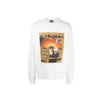 DIESEL S-Macs-Poff Crewneck Sweatshirt