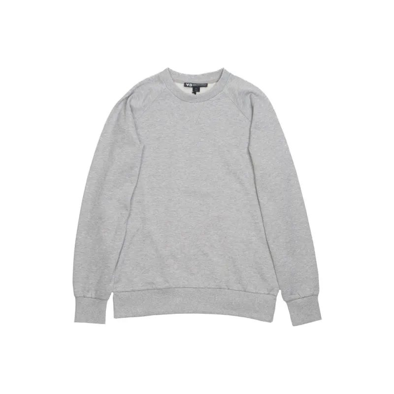 Adidas Y 3 Classic Crew Logo Back Sweater-0