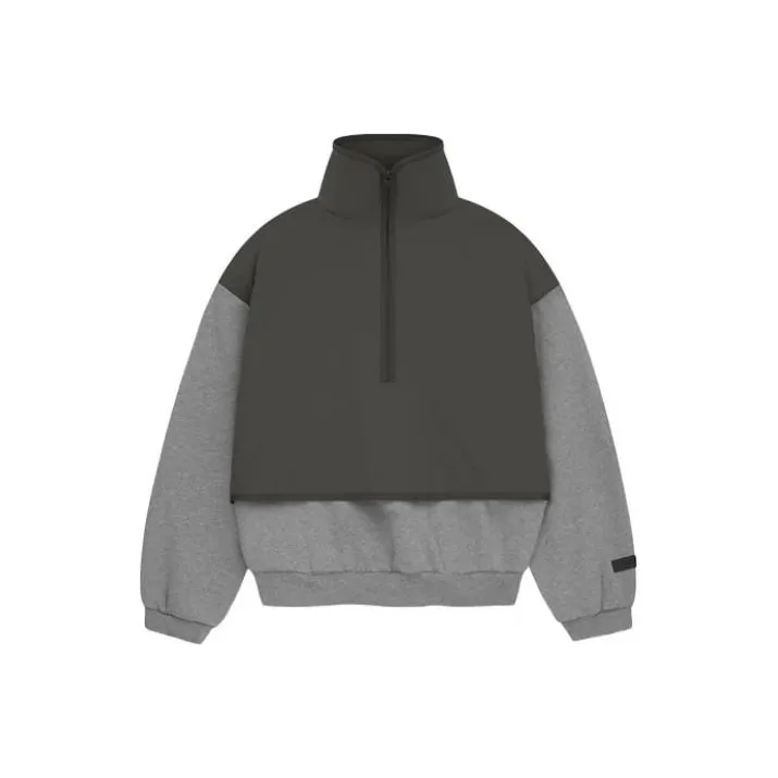 Fear Of God Essentials Kids Nylon Fleece Mockneck Sweater-0