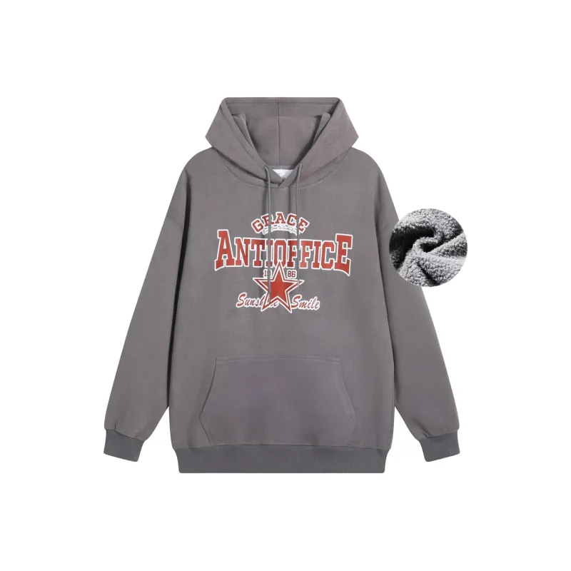 Antioffice Sweatshirt Unisex White-48