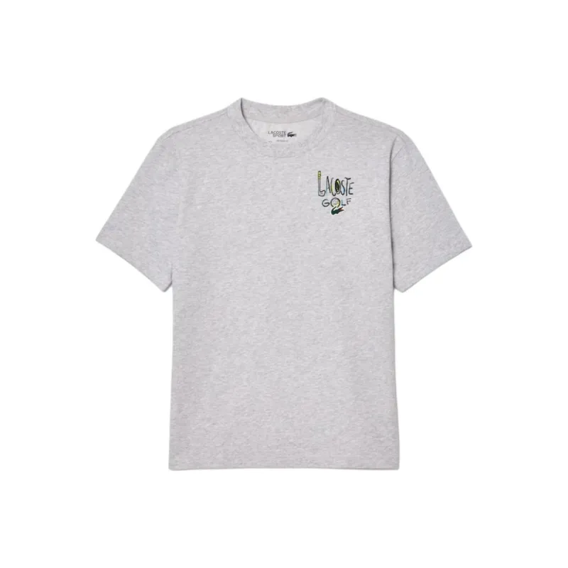 LACOSTE T Shirt Men's Gray Purple-0